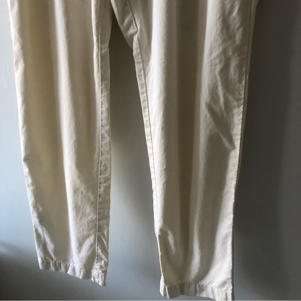 Tommy Bahama 36X30 Cream Chino Pants Men's  5 Pocket Pant - Pima Cotton Blend - Picture 2 of 9